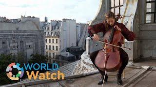 Cellist Video  World Watch Feature Story [upl. by Halsey635]