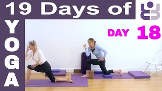 19 Days of Yoga  Day 18 Iyengar Yoga Sequence [upl. by Akerley]