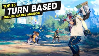 Top 15 English Turn Based RPG Games for Android 2024 [upl. by Adiazteb]