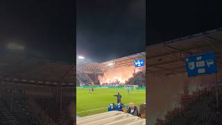 Pyroshow der Berliner FC Magdeburg  Hertha BSC FCMBSC FCMagdeburg HerthaBSC Berlin [upl. by Netsrak554]