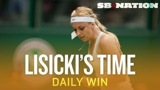 Sabine Lisicki Wimbledon Darling Daily Win [upl. by Smaj]