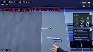 Part1Creating Rooms For Our Hotel in Sunset Motel No Commentary Lurker English [upl. by Coppola]