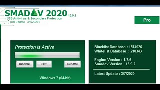 SMADAV REGISTRATION PRO VERSION 2020 V 1392 FREE REGISTRATION KEY [upl. by Ignacius]