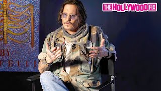 Johnny Depp Speaks On Being Creative Outside Of Acting At His A Bunch of Stuff Exhibit In New York [upl. by Elfrieda]