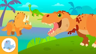 DINOSAURI per bambini 🦖 Carnivori erbivori e curiosi 🦕 Raccolta [upl. by Ardnasil]