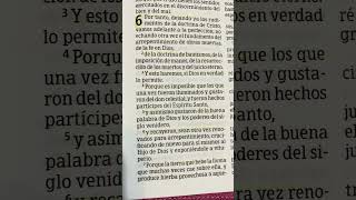 Hebreos 6 1 al 7 Advertencia contra la apostasia🙏 [upl. by Rusel]