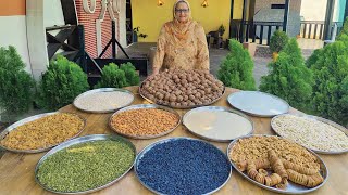 Healthy Dry Fruits Recipe  Veg Village Food [upl. by Nylzaj195]