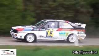 Zusammenfassung Klausner Audi Quattro GroupB PURE Sound and Action  Rally Legend 2015 [upl. by Malet]