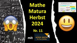 Matura 2024 Nebentermin 1 Herbst Nr 11 Gammastrahlung [upl. by Sturrock543]