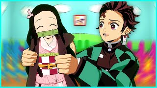 Tanjiro Babysits Nezuko Demon Slayer VR [upl. by Atirb]