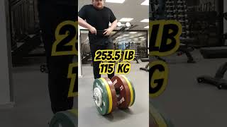 Thomas Inch Dumbbell 115 kg [upl. by Aluap625]