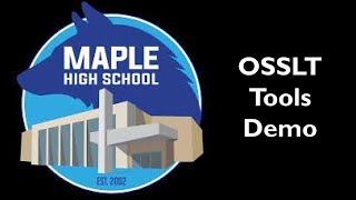 OSSLT Tools Demo 2024 [upl. by Lanford]