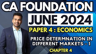 Meaning amp Types of Market  Ch 4 Unit 1  CA Foundation Economics  June 2024  CA Parag Gupta [upl. by Ahsirk]