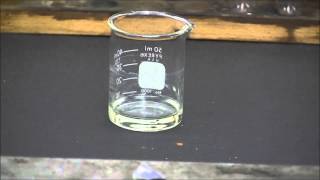 Potassium metal reacting with concentrated hydrochloric acid [upl. by Rochella]