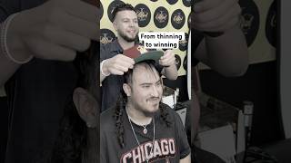 Watch this hairline transformation barber lineup mullet roswellbarber newmexicobarber haircut [upl. by Yracaz]