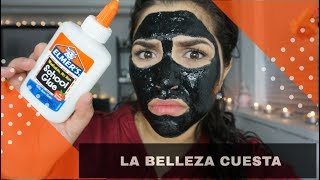 Mascarilla de CARBON con PEGAMENTO 😝😩 [upl. by Alecia]