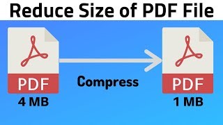 How to Compress PDF File Size  Reduce Size of PDF File [upl. by Eadahc588]