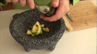 How to Make Crunchy Guacamole in a Molcajete Video Recipe with IMUSA and George Duran [upl. by Niveek]