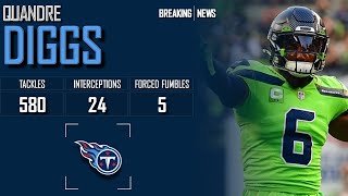 𝐁𝐑𝐄𝐀𝐊𝐈𝐍𝐆 𝐍𝐄𝐖𝐒 Tennessee Titans Safety Quandre Diggs Reach OneYear Deal  2024 NFL Offseason ᴴᴰ [upl. by Hibbs]