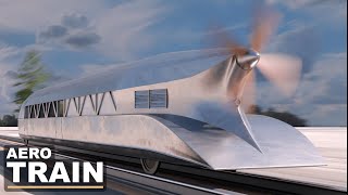 The super fast propeller powered train  Schienenzeppelin [upl. by Jerrold]