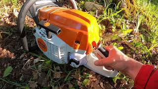 Prvý štart a zábeh Stihl ms 261 CM Amles Zetor Proxima Ťažba dreva Stihl hp ultra [upl. by Oliviero916]