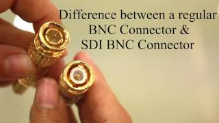 How to use HD SDI BNC Connectors for HD SDI Digital Cable [upl. by Hgielac]