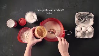 Så gör du  Matiga våfflor med Tomatpestosås [upl. by Sualkin822]