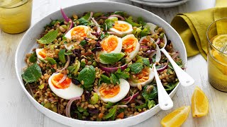 Freekeh Salad with Eggs [upl. by Mayberry]