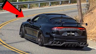 FAST KIA STINGER  POV DRIVE CANYON RUN LOUD EXHAUST [upl. by Adnalue]