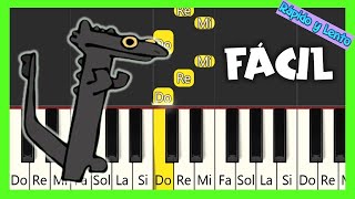 CHIMUELO BAILANDO  Toothless Dragon Dancing Meme TUTORIAL PIANO FÁCIL  CANCIÓN FÁCIL PARA PIANO [upl. by Jonathon]