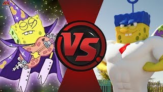 Movie Spongebob Goofy Goober Rock vs Invincibubble Sponge Out of Water Coin Clash [upl. by Enaasiali]