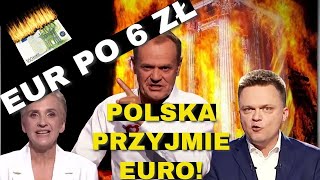 KURS EURO PO 9 ZŁ ZAPAŚĆ ZŁOTEGO POLSKI ZŁOTY DO LIKWIDACJI [upl. by Yrad]