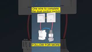 one wire connection electrician electrical shorts ytshorts [upl. by Atnad]