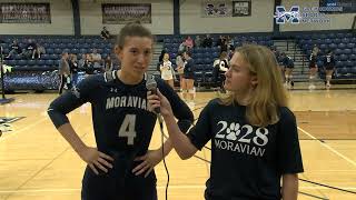 Womens Volleyball PostGame Interview vs Goucher College [upl. by Ntsyrk]