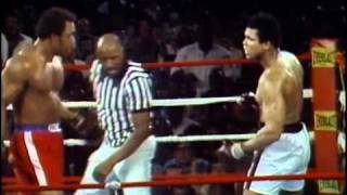 George Foreman vs Muhammad Ali  Oct 30 1974  Entire fight  Rounds 1  8 amp Interview [upl. by Enyleuqcaj251]