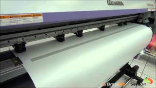 Mimaki CJV30  Ajustando o Comp Media [upl. by Selie]