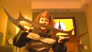 Klingon spoken tour of my home juHwIj in costume with subtitles [upl. by Ramraj]