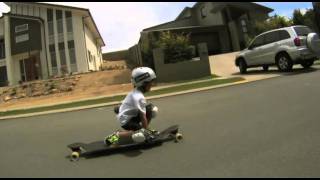 6 year old downhill skateboarder [upl. by Anzovin]