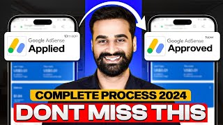 Google AdSense Account Full Setup Tutorial  Hindi 2024 [upl. by Dunson502]