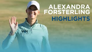 Alexandra Försterling  First Round Highlights  68 4  Open de España [upl. by Ayaros]