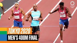 Mens 400m final 🏃‍♂️  Tokyo Replays [upl. by Crane515]