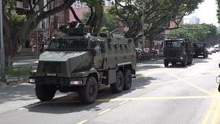 NDP 2020 Southeast Route of Mobile Column  Geylang Serai [upl. by Lammond]