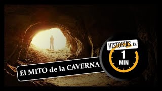 El mito de la caverna de Platón  Alegoría explicada en 1 minuto [upl. by Meelas]