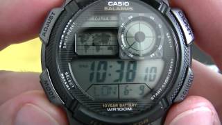 Unboxing  Casio AE1000W 1AV  World Time  PTBR  Brasil [upl. by Weaks749]