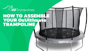 OzUltimate Trampoline install video [upl. by Arondel782]