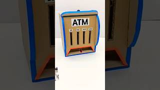 How to make cardboard ATM machine Science project diy cardboardproject experiment atm shorts [upl. by Dlaner769]