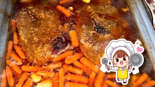 Pork shoulder  dinner vlog [upl. by Phonsa]