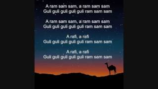 A Ram Sam Sam Lyrics  Moroccan Childrens Song [upl. by Attehcram]