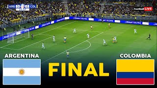 ARGENTINA vs COLOMBIA  FINAL Copa America 2024  Full Match All Goals  Realistic PES Gameplay [upl. by Chapel623]