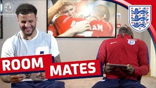 Does Kyle Walker know Jermain Defoes sporting hero  Roommates [upl. by Durst]